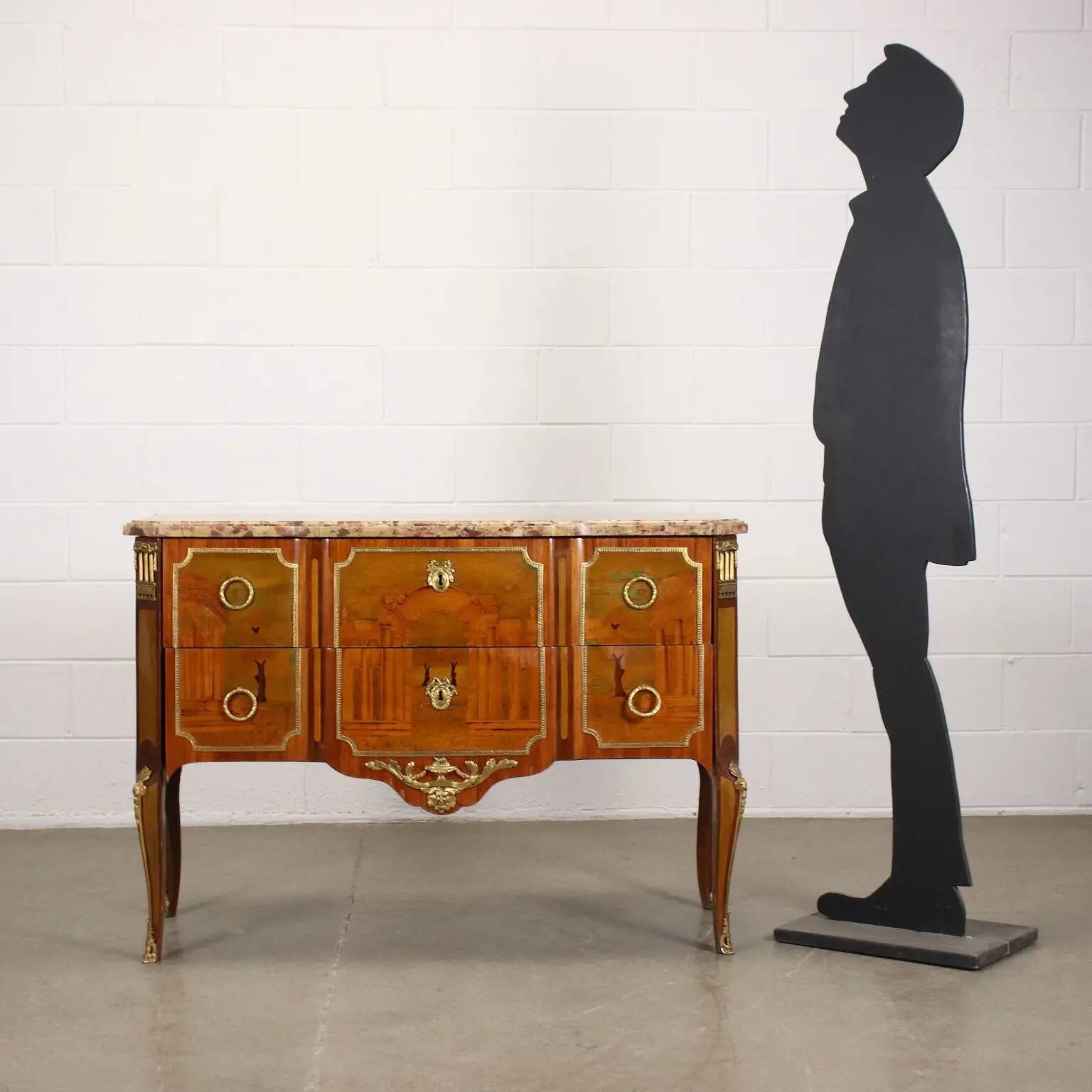 Neoclassical maple commode, France, 18th century