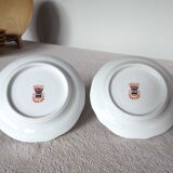 2 tasses à café porcelaine Chauvigny