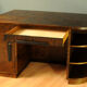 Double sided desk, walnut Denmark 1960