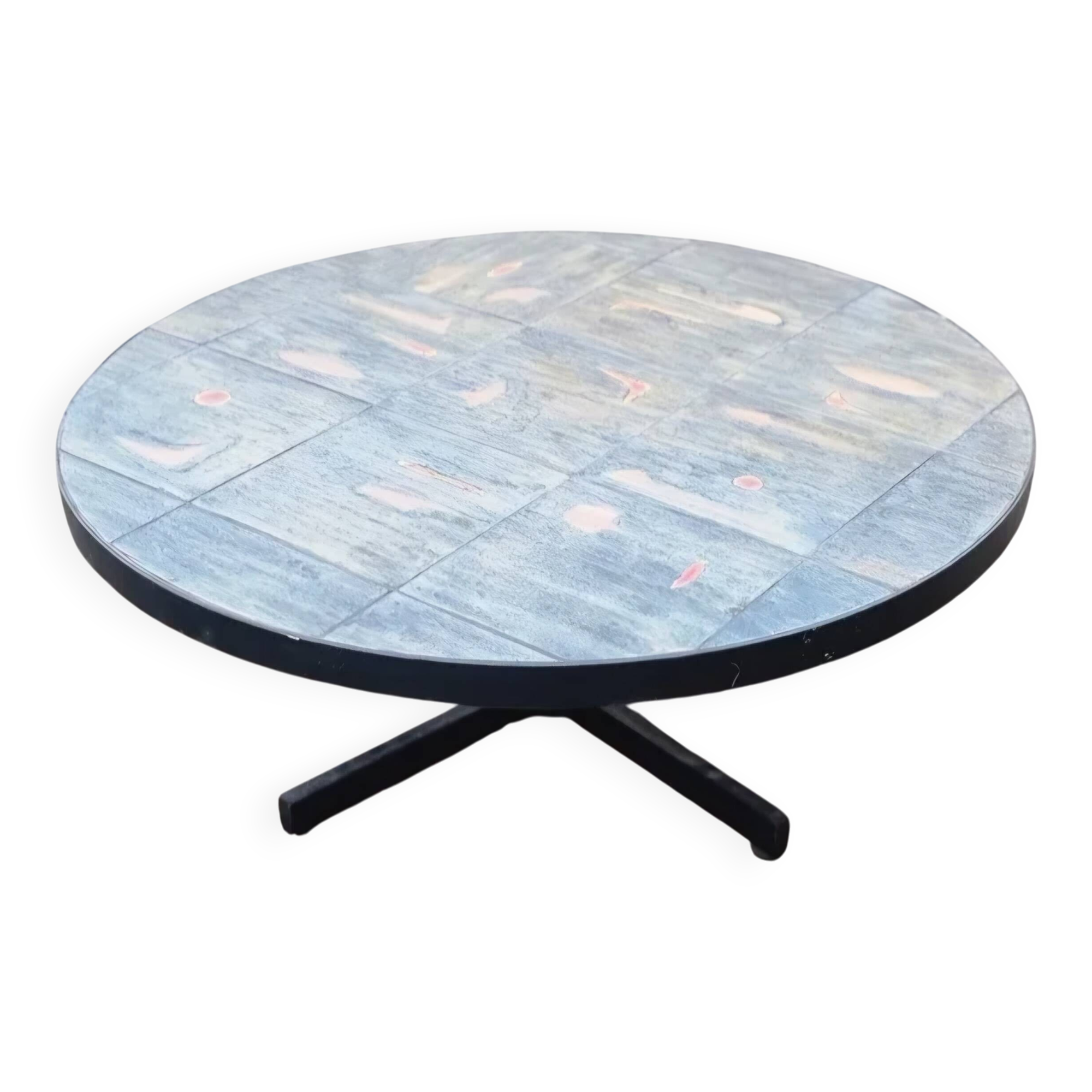 Ceramic coffee table by Jacques Lignier