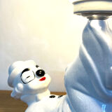 Clown lamp - ceramic - vintage - 70s