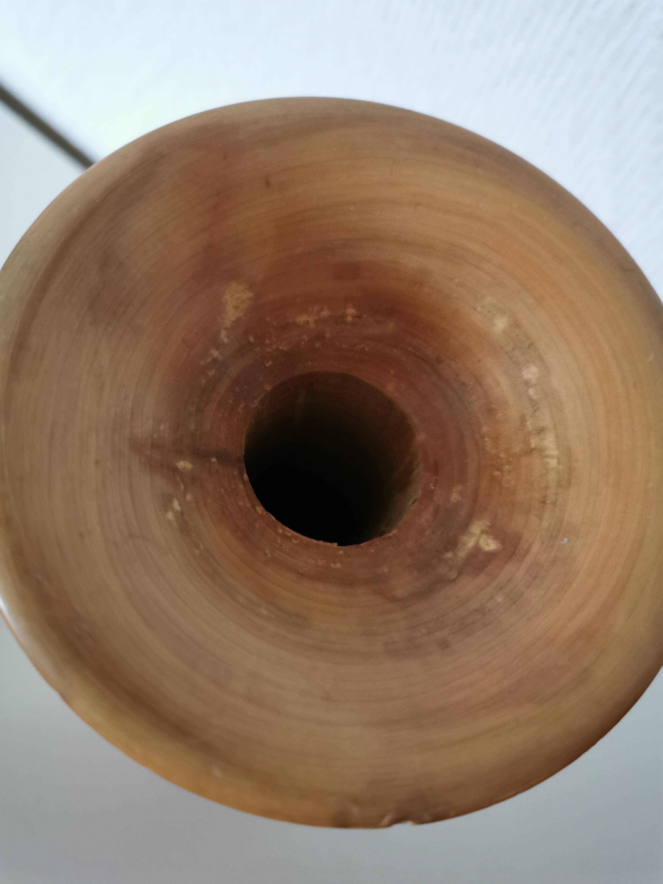 vase, soliflore, candlestick, turned wood, light wood
