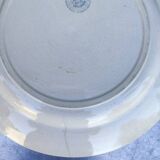 Ancien plat rond en Terre de fer, HB&Cie Bordeaux