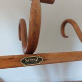 Vintage scholz wall coat rack