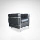 LC2 armchair by Le Corbusier et al. for Cassina 1990s