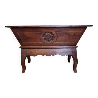 Rustic kneader louis xv period in solid wood