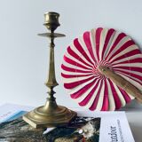 Antique bronze candle holder
