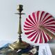 Antique bronze candle holder
