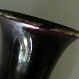 Old ceramic vase enamelled Cannes