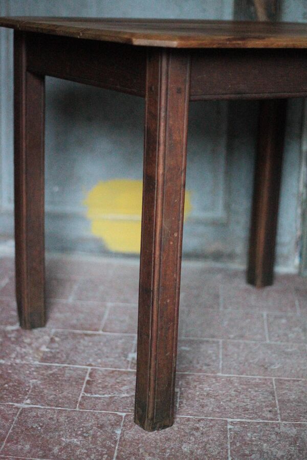 Table bois avec 1 tiroir, table de salon, cuisine, table bois vintage