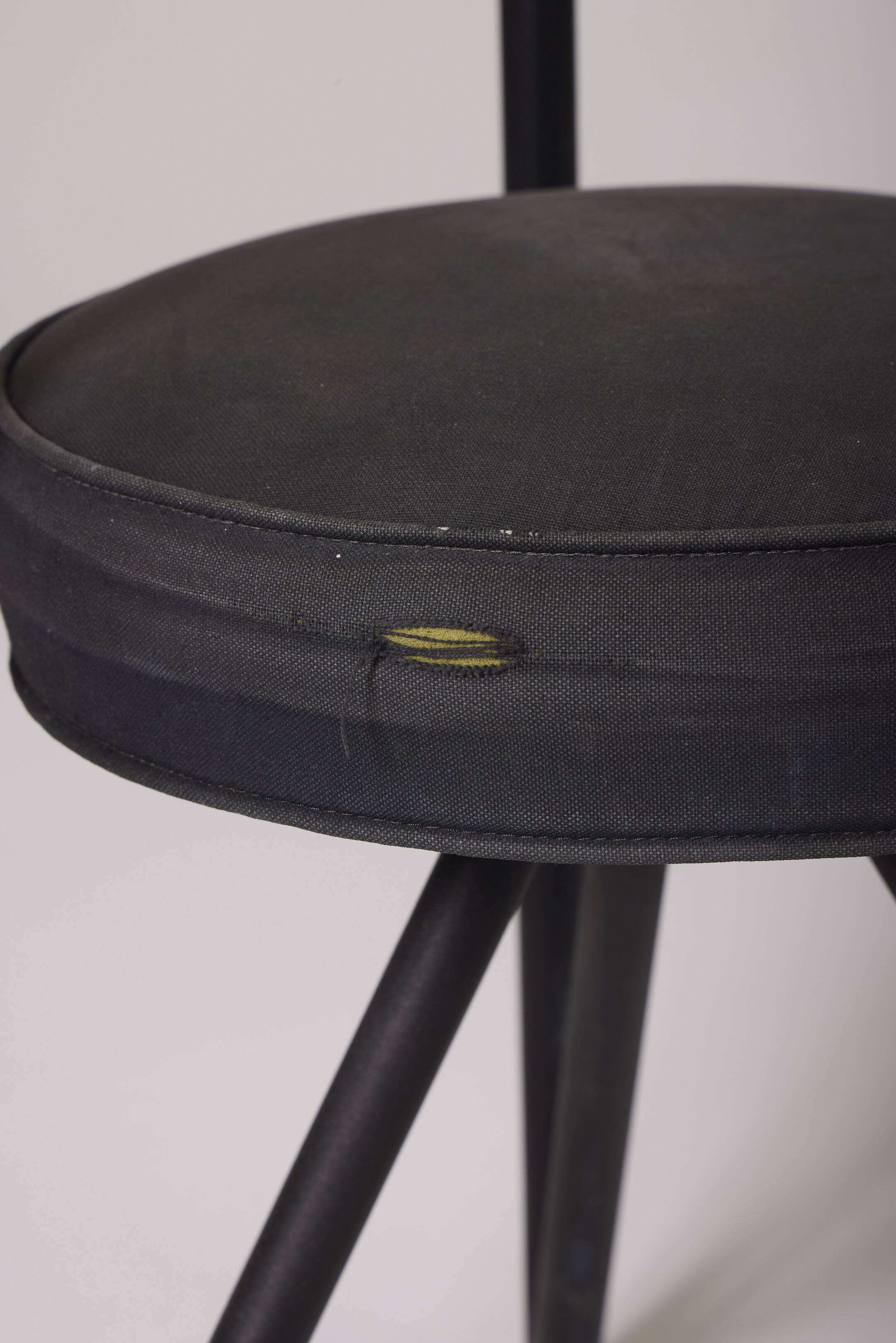Miss dorn Philippe Starck black chair, 1980s