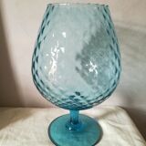 Empoli blue glass cut