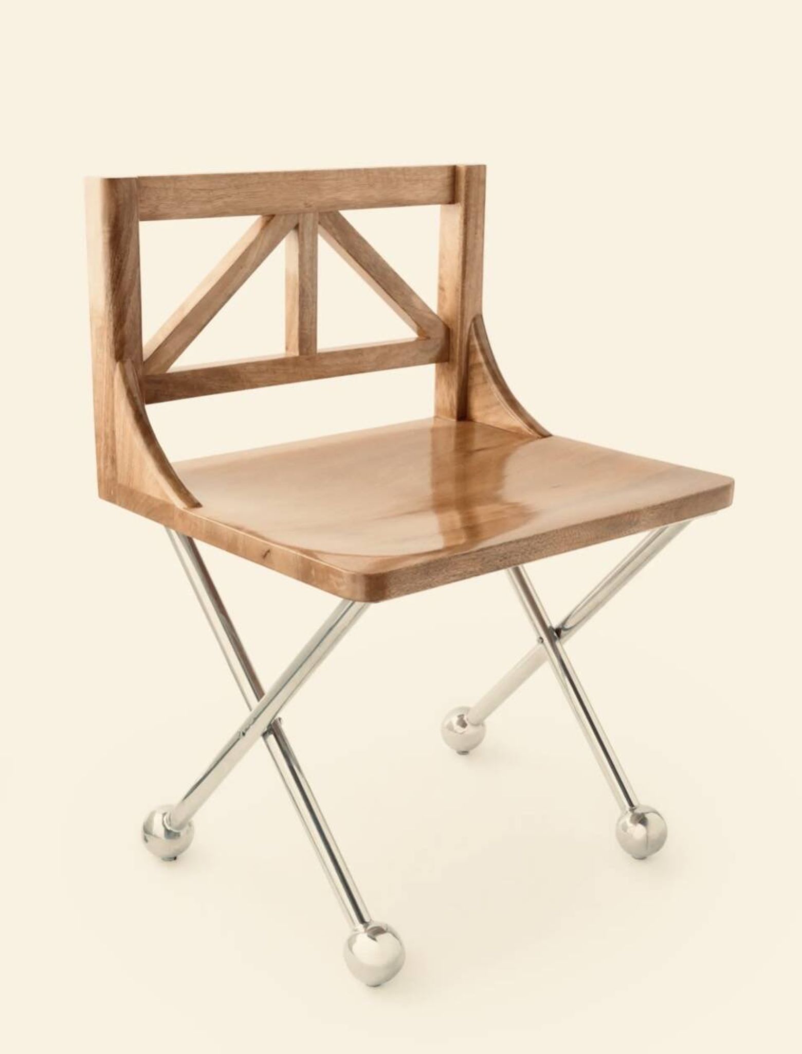 Mango wood chair by Louis Barthelemy