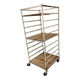 Vintage industrial cart / multi-level display / shelf on wheels