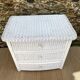 80s rattan chest of drawers