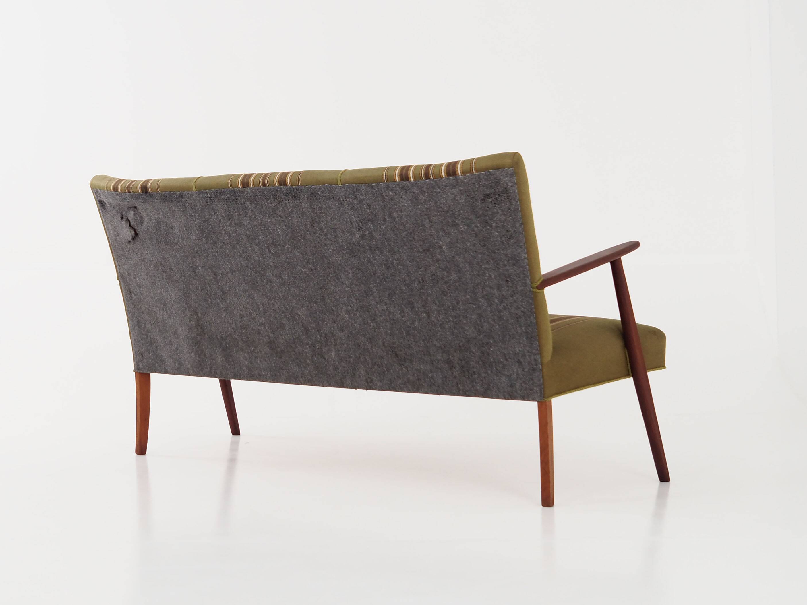 Teak sofa, Danish design, 1960s, production: Denmark
