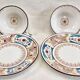 2 anciennes tasses + sous-tasses à thé porcelaine Sarreguemines Minton