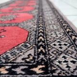 Vintage Uzbek Bukhara runner 63cm x 170cm 1960s