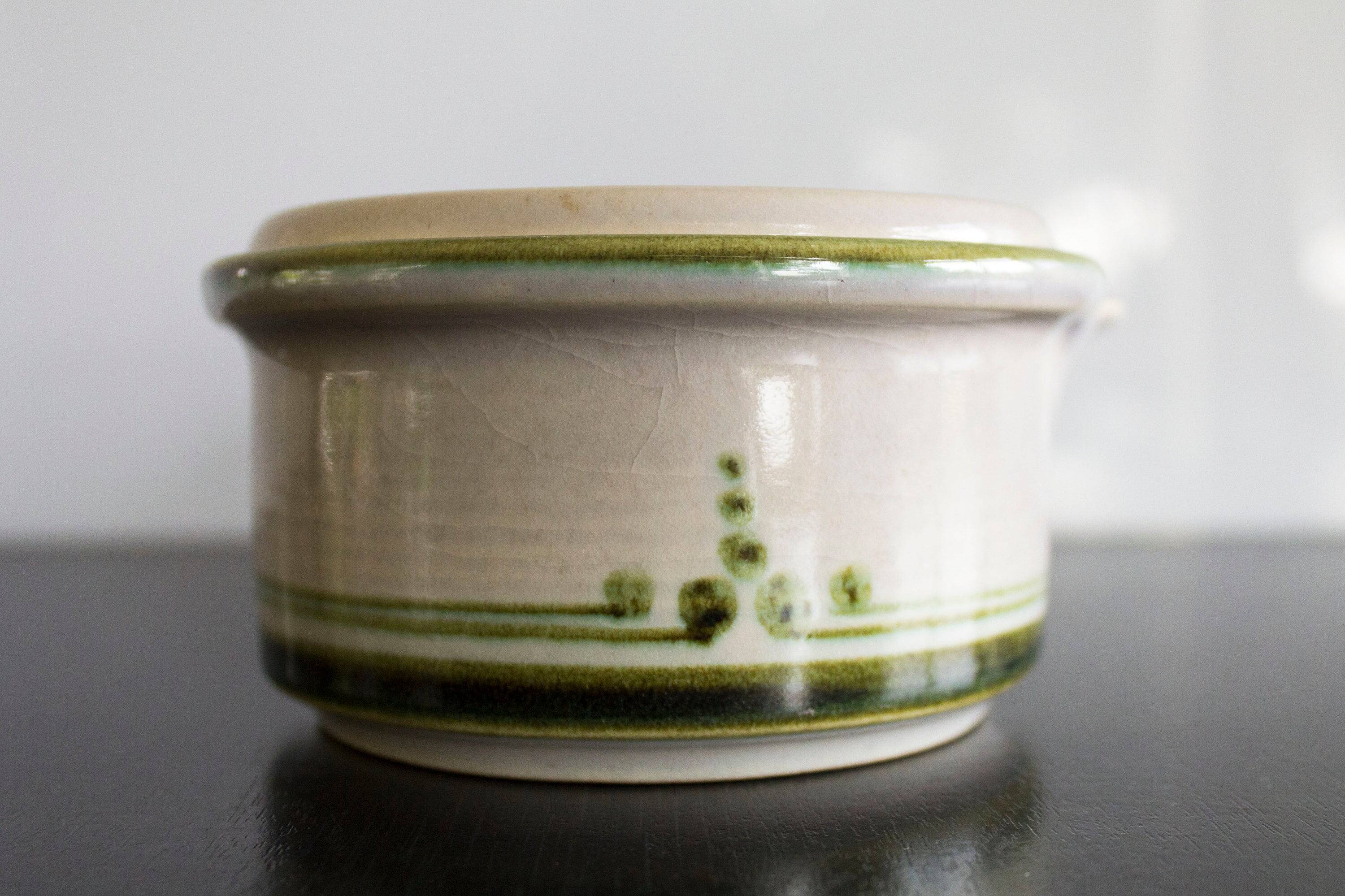 Mid Century Stoneware ceramic Sauce Boat / Gravy Boat / Saucière