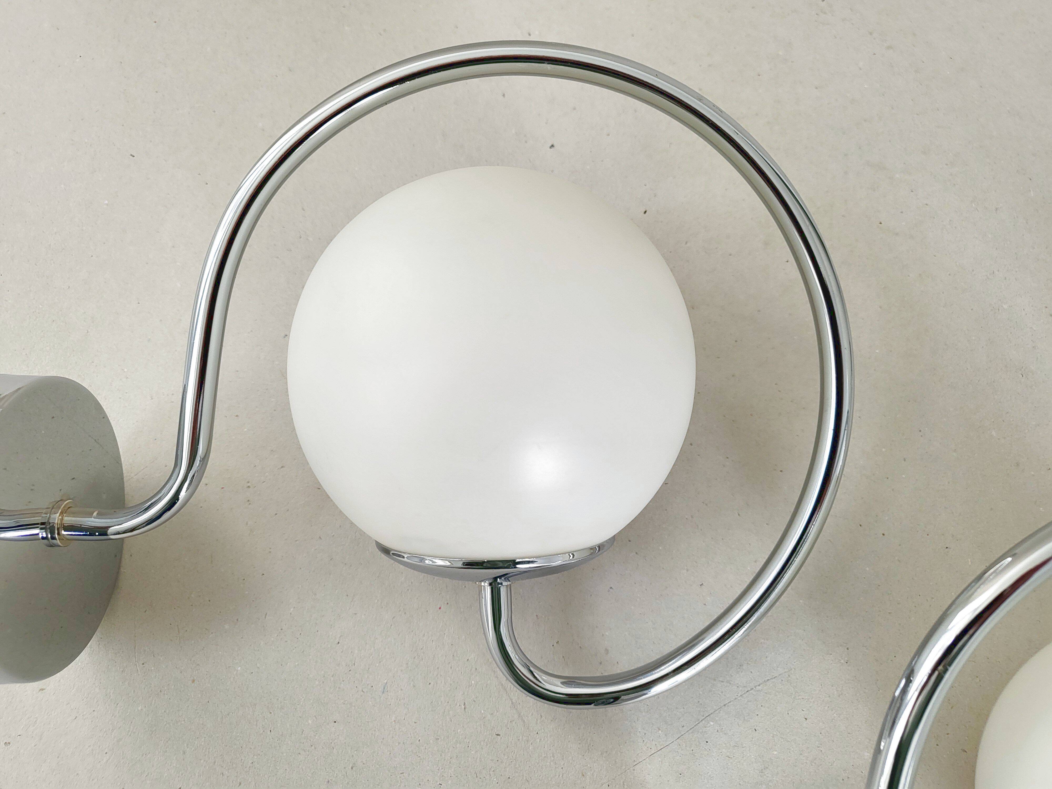 Pair of vintage wall lights 1970