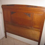 Headboard of the years 1930 in oak