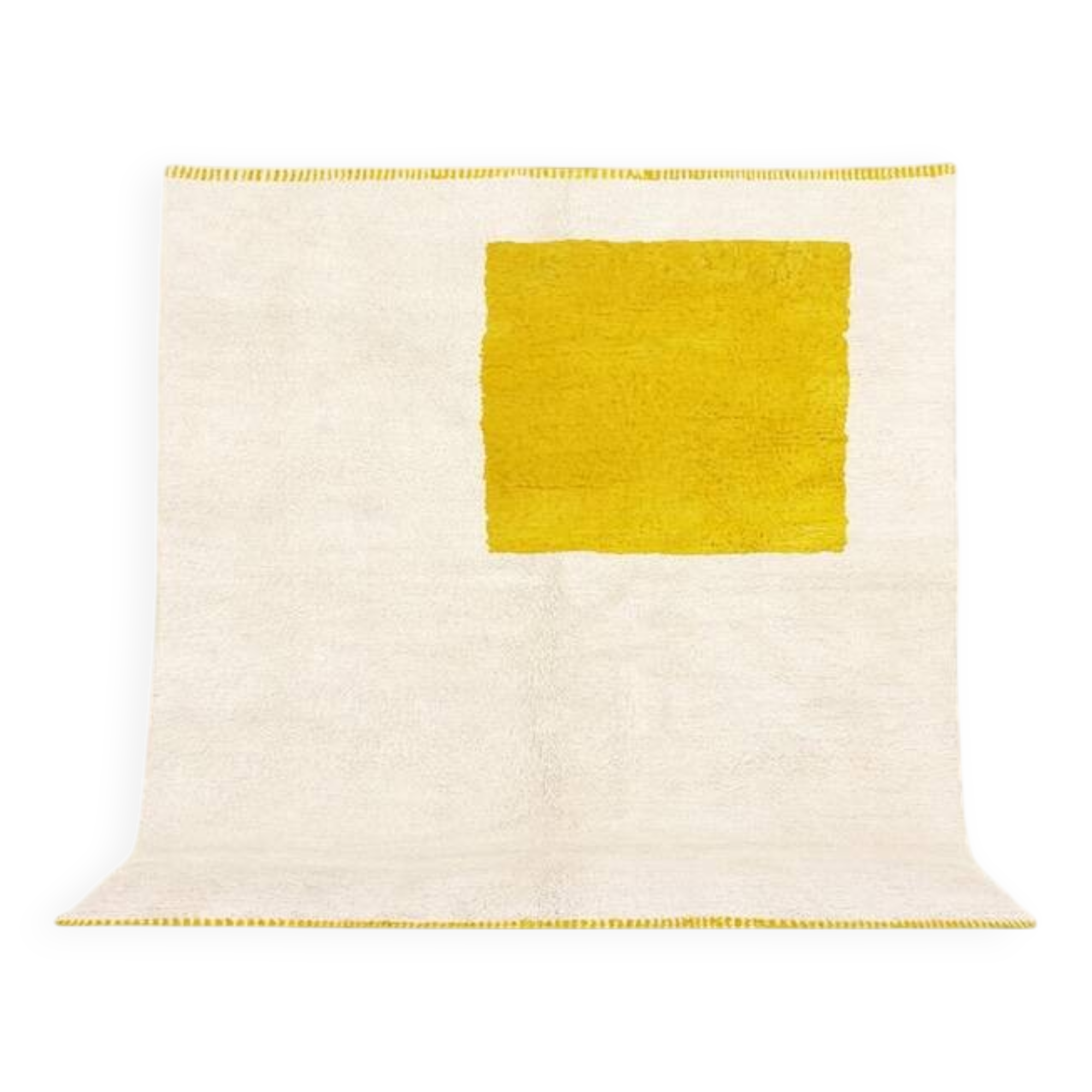 Traditional handmade Beni Ouarain rug