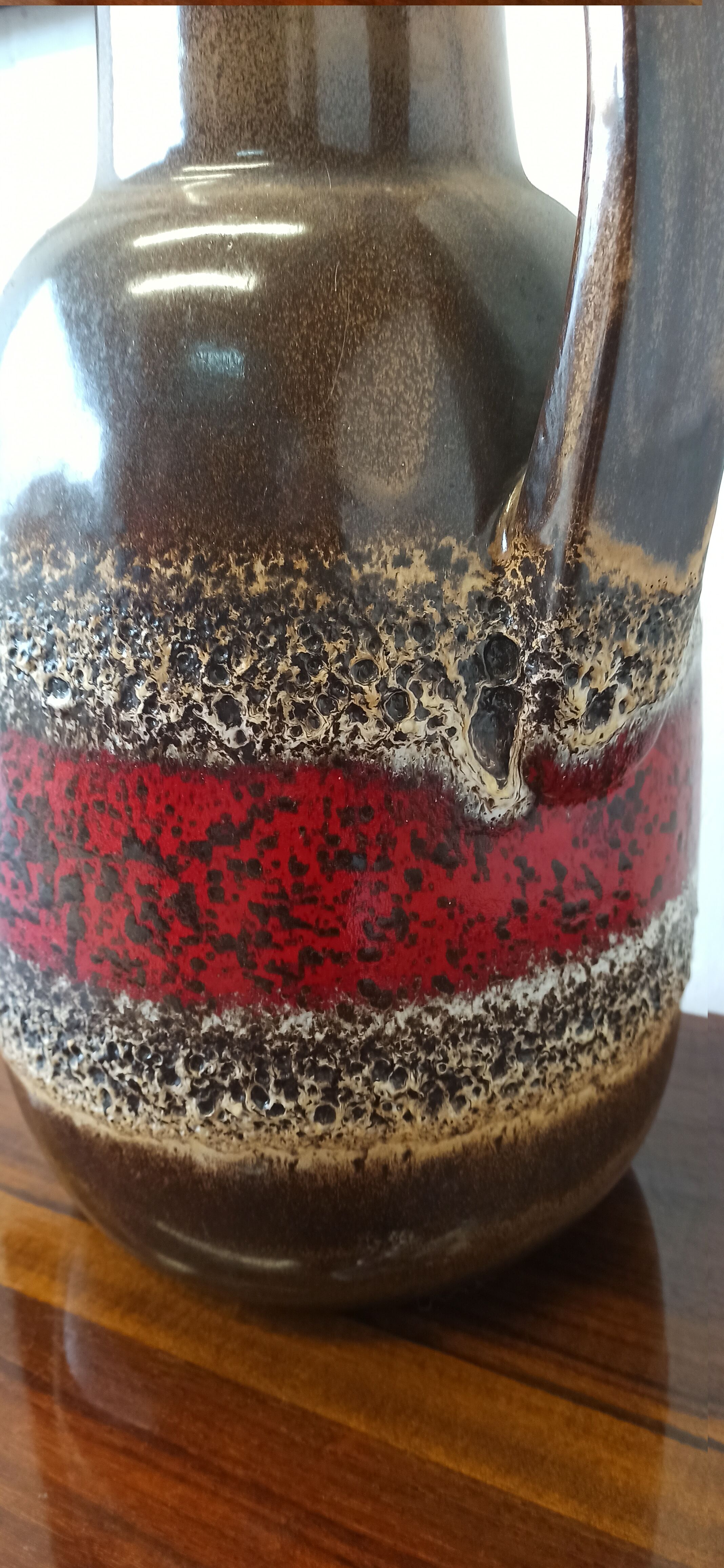 Vase fat lava, west Germany 60s