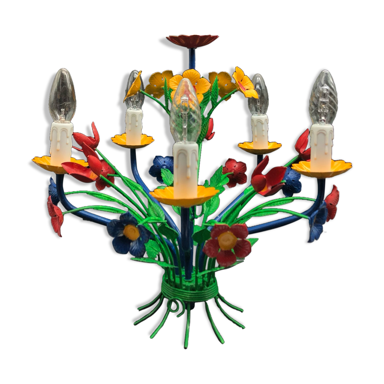 Vintage floral chandelier