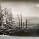 Silver gelatin photograph by Bernard Darot, mountain landscape, 20th century