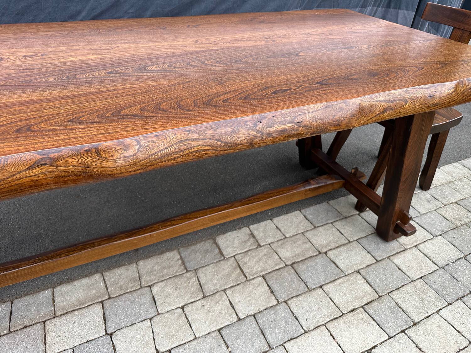 Aranjou table and chairs set 1980