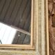 Mirror louis philippe 1900 original wood 60x45 mercury glass