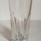 Six Art-Deco long drink glasses in crystal with cut sides