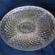 Crystal glass dish with aperitif cake vintage biscuit