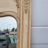 Antique mirror 180 cm – Louis XVI style – Wooden floral sculptures