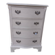 Petite commode anglaise patinée lin vieilli