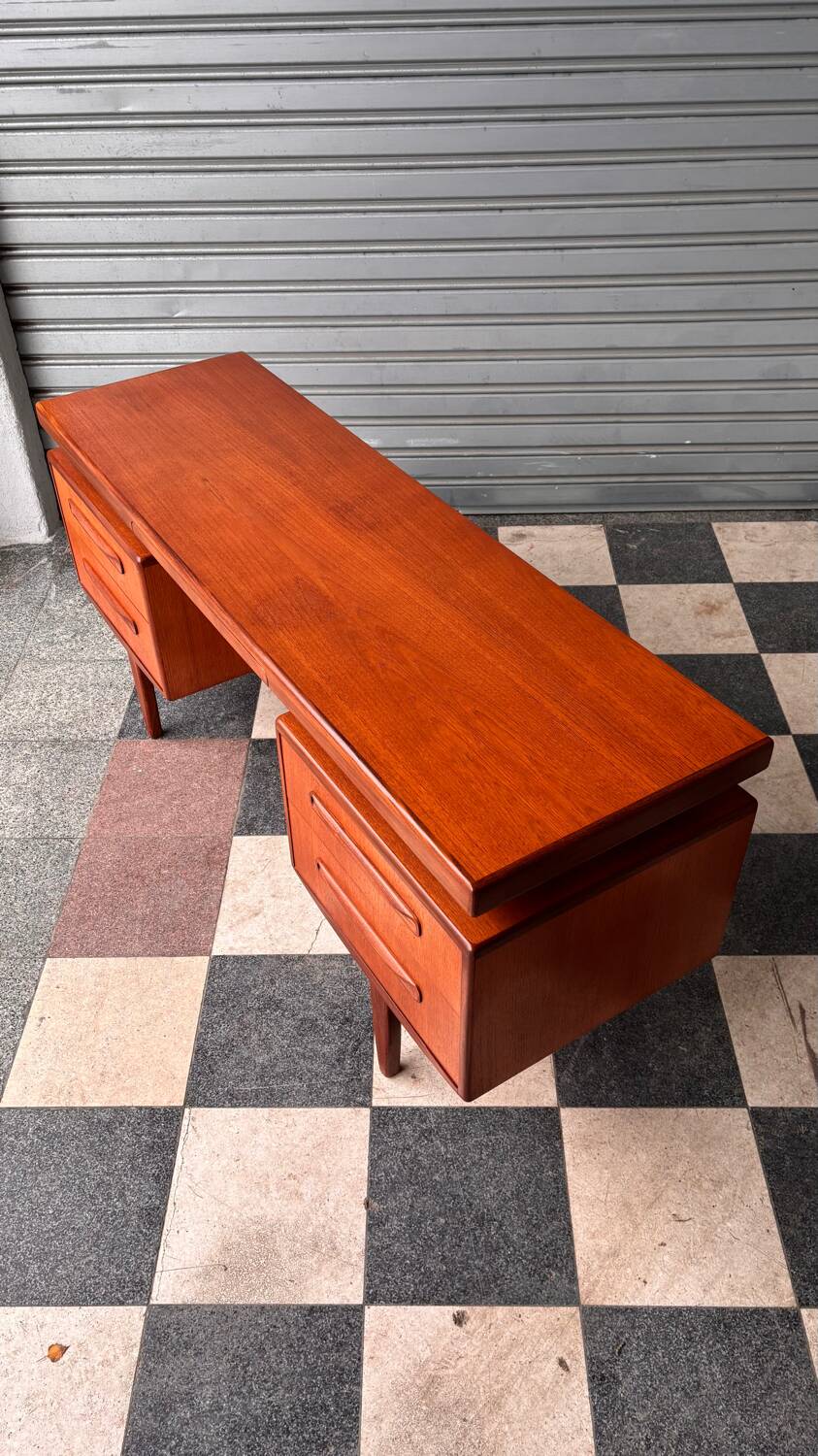Gplan teak dressing table / desk / console