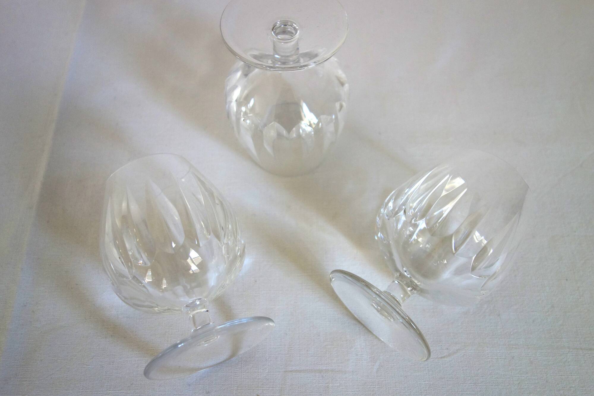 Set of 6 vintage Villeroy & Boch Cognac glasses stamped