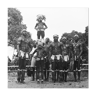 Photo ethno années 40 afrique cote d'ivoire abidjan danseurs de man  40x40cm,sur papier baryté