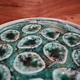Very large vintage oyster serving dish niderviller france