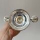Silver three-branch candelabrum