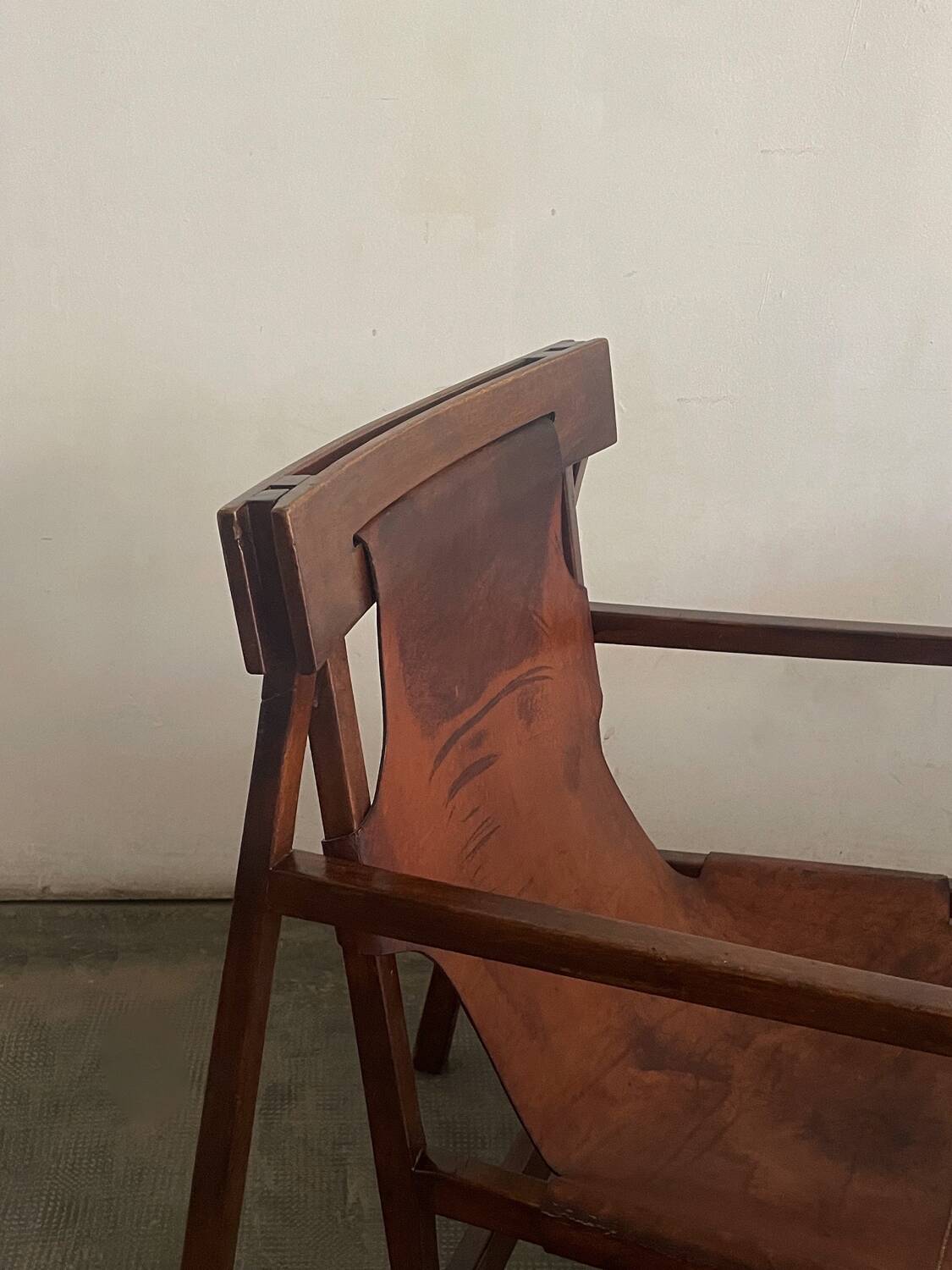 Rationalist Spanish Leather chair