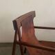 Fauteuil en cuir espagnol rationaliste