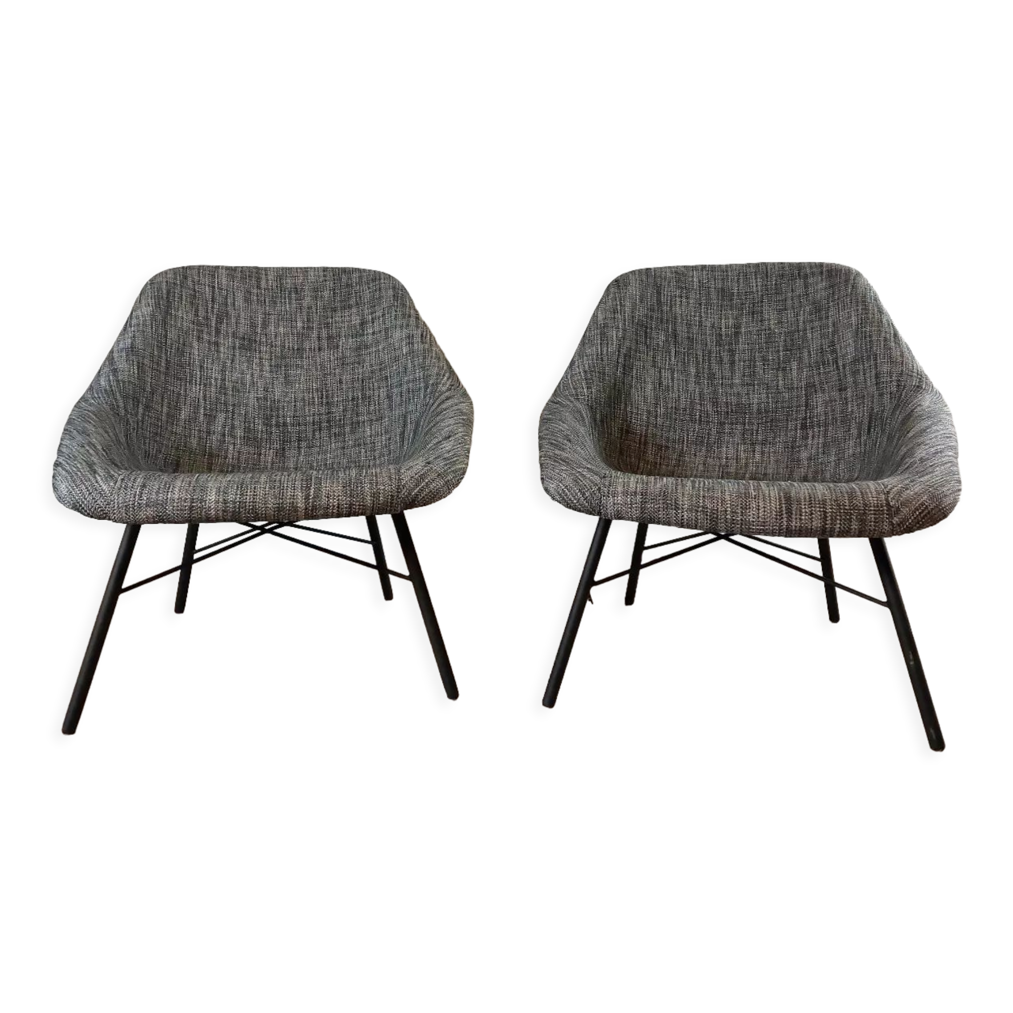 Pair of armchairs made by TON Bystryce, Czech 1960s