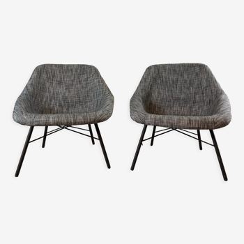 Pair of armchairs made by TON Bystryce, Czech 1960s