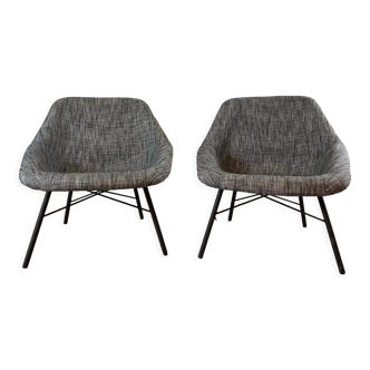 Pair of armchairs made by TON Bystryce, Czech 1960s