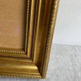 Glazed carved wooden frame