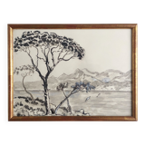 Tableau paysage provençal