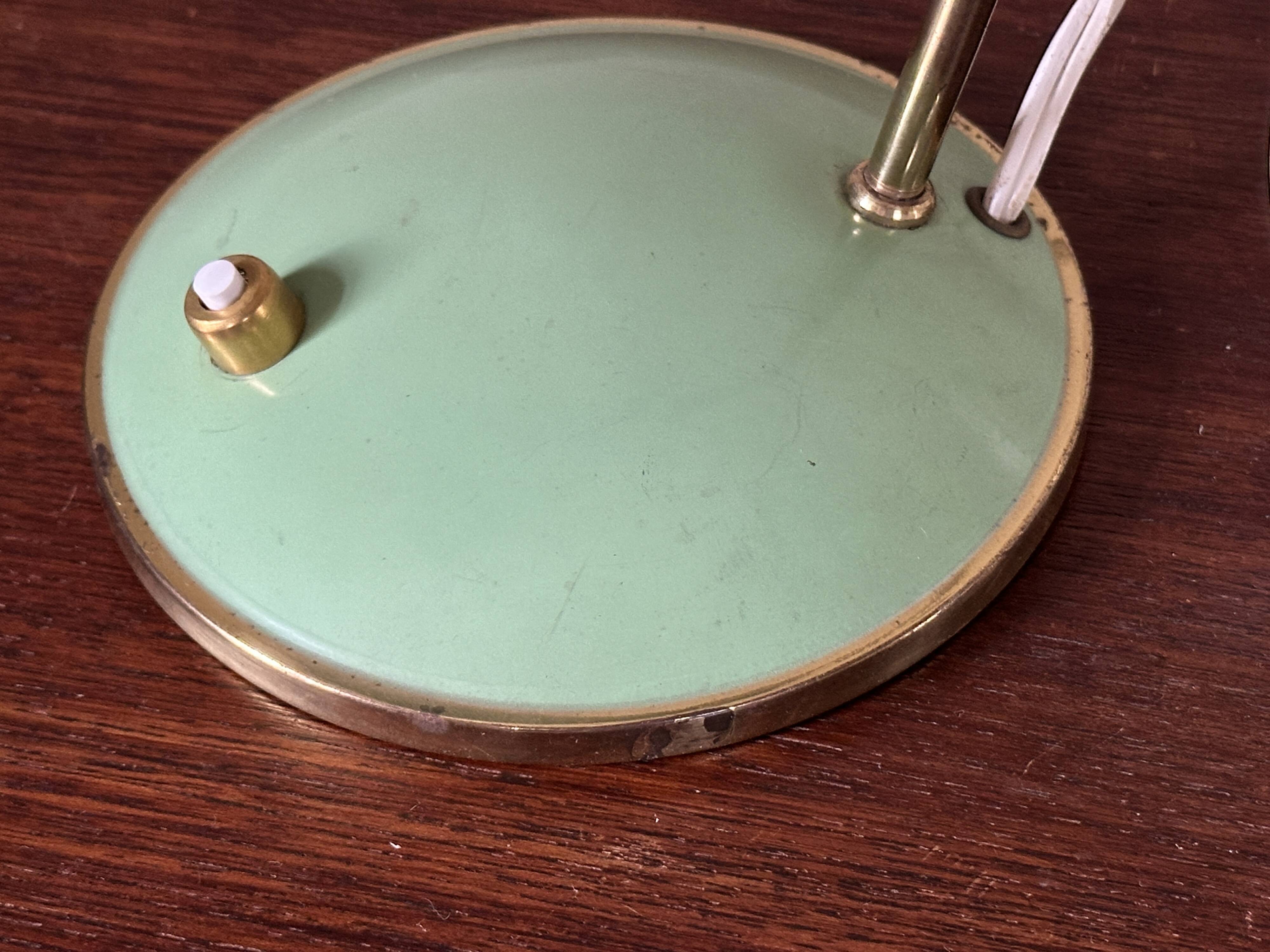 Lampe cocotte diabolo verte design années 60