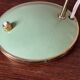 Lampe cocotte diabolo verte design années 60