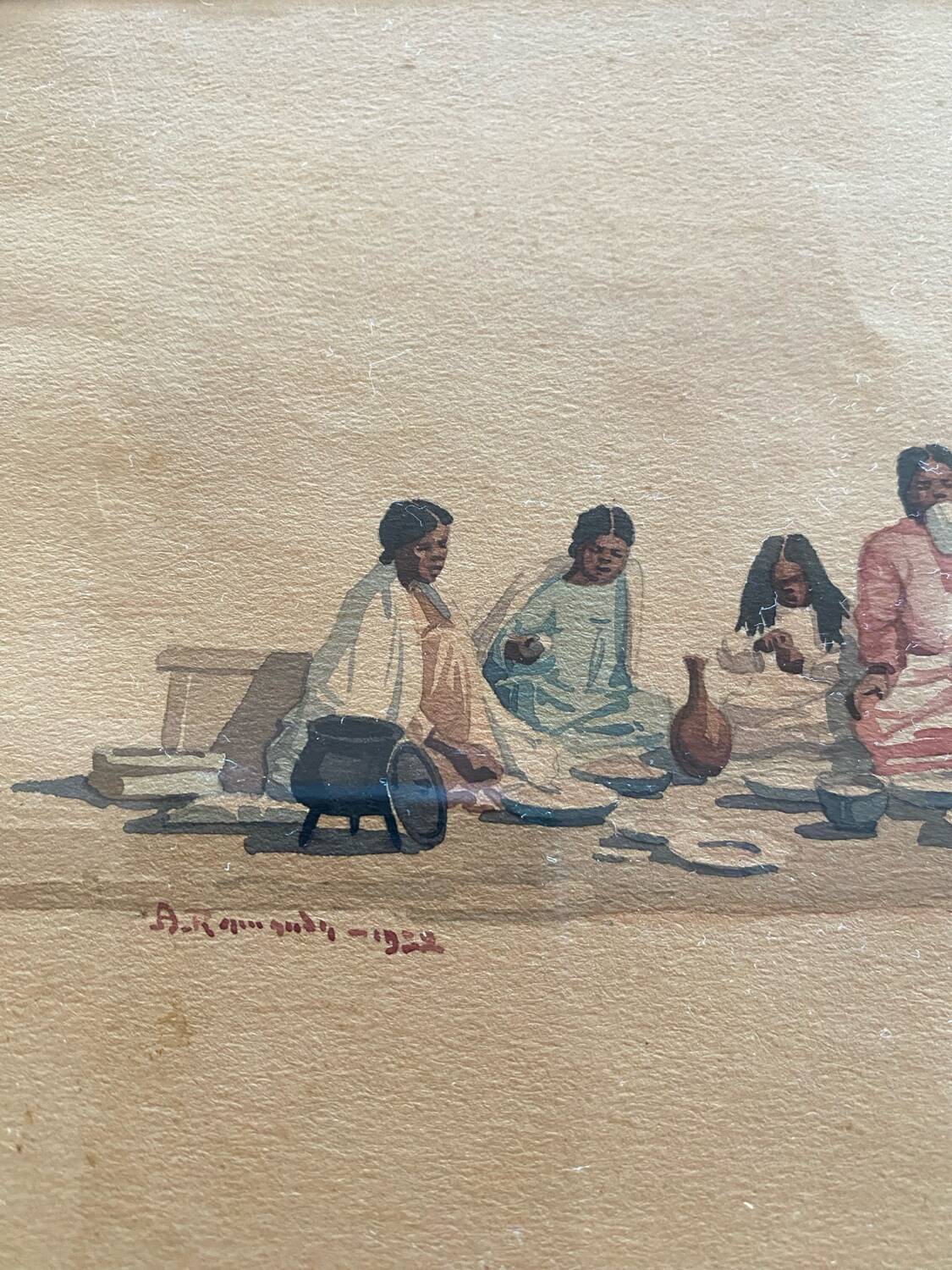 2 watercolors by Albert Ramanda